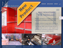 Tablet Screenshot of nileindustries.com